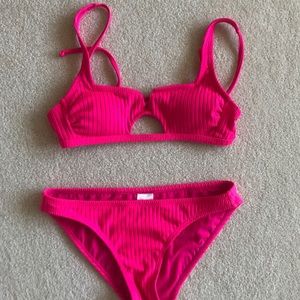 hot pink bikini
